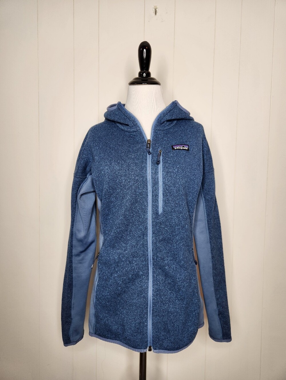 Patagonia Women's Blue Performance Better Sweater Hoody Full Zip Jacket - Medium - Picture 2 of 6